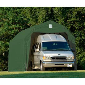 Barn Style Shelter 12' x 28' x 11' Green