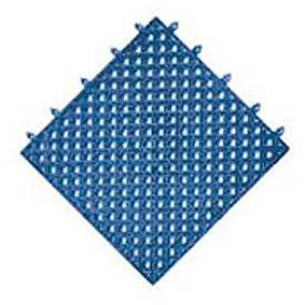 Modular Lok-Tyle Drainage Mat Interlocking Tile 12" x 12" Blue