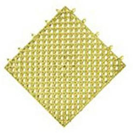 Modular Lok-Tyle Drainage Mat Interlocking Tile 12" x 12" Yellow