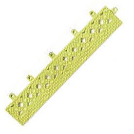 Modular Lok-Tyle Drainage Mat Accessory Ramp 2" x 12" Yellow