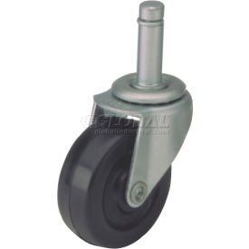 Algood Standard Chair Caster with Soft Rubber Wheel - Stem Type C