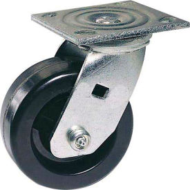 Swivel Plate Caster 6" Polyolefin Wheel