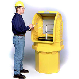Ultra-Hard Top P1 Spill Pallet 1 Drum Locking Containment Unit - No Drain