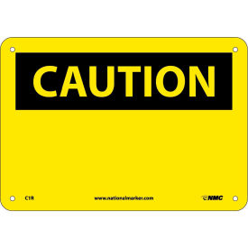 Safety Signs - Caution Blank - Rigid Plastic 7"H X 10"W