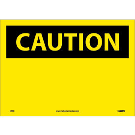 Safety Signs - Caution Blank - Vinyl 10"H x 14"W