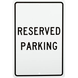 Aluminum Sign - Reserved Parking - .063" Thick
