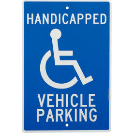 Aluminum Sign - Handicapped Vehicle Parking - .063" Thick