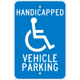 Aluminum Sign - Handicapped Vehicle Parking - .08" Thick