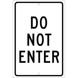 Aluminum Sign - Do Not Enter - .063" Thick