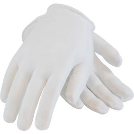 Light Weight Inspection Gloves, Unhemmed, Cotton, Ladies, 12 Pairs
