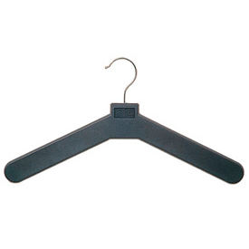 Molded Charcoal Gray Plastic Hangers 6 Per Package