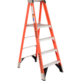 4' Fiberglass Platform Step Ladder 375 lb. Cap