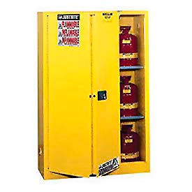 Flammable Cabinet With Self Close Bi-Fold Door 45 Gallon