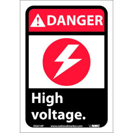 Graphic Signs - Danger High Voltage - Vinyl 7"W X 10"H