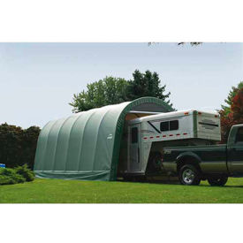 Round Style Shelter 14 x ft. 24 x ft. 12 ft. Green
