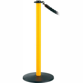 Safety Crowd Control Queue Stanchion Post, Yellow