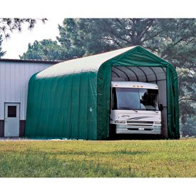 14x44x16 Peak Style Shelter - Green