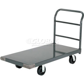 Steel Deck Platform Truck 60 x 30 2000 Lb. Capacity 6" Rubber Casters
