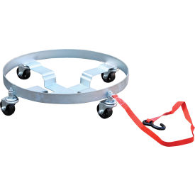 Drum Dolly DRUM-QUAD-C with Cast Iron Wheels for 5, 30 & 55 Gallon Drums