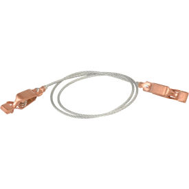 Drum Bonding Wire 3' with 2 Alligator Clips