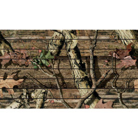 48"H X 96"W Slatwall Panel - Camouflage Laminate, Without Inserts