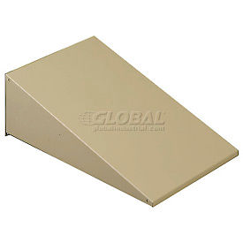 Sloping Locker Top - For 3 Wide Locker 36"W X 15"D Sand
