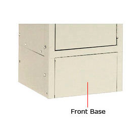 Steel Locker Front Base For Lockers With 6"H Legs Sand