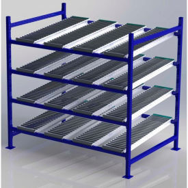 Flow Cell Heavy Duty Gravity Rack Starter 72"W x 48"D x 72"H with 4 Levels