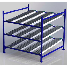 Flow Cell Heavy Duty Gravity Rack Starter 72"W x 72"D x 72"H with 3 Levels