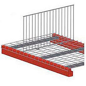 Pallet Rack Wire Deck Divider, 46"D x 18"H