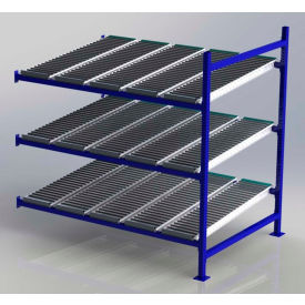 Flow Cell Heavy Duty Gravity Rack Add-On 72"W x 48"D x 72"H with 3 Levels