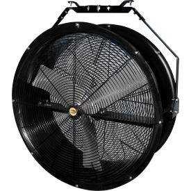 36" Black Poly Chiller Drum Fan w/ Bracket, 9,770 CFM, 1/2 HP, 3 Phase