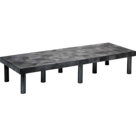 Plastic Dunnage Rack with Solid Top 66"W x 24"D x 12"H