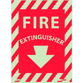 Fire Extinguisher Sign - Glow-In-The-Dark - Vinyl