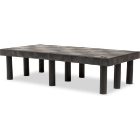 Dunnage-Rack, Solid Top, 48"W x 24"D x 12"H, Black