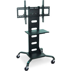 Mobile Flat Panel TV Stand For 37"- 60" TVs, Black