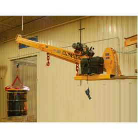 Telescopic & Pivoting Forklift Jib Boom Crane, 15" Centers, 6000 Lbs. Capacity