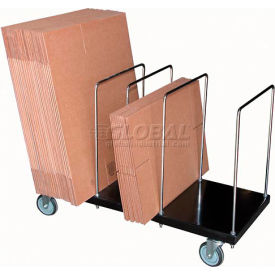 Portable Carton Storage Truck Single Level 400 Lb. Capacity