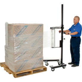 Mobile Full Web Stretch Wrap Dispenser For 10"-72"W Roll, 4000 Lb. Capacity