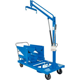 Portable LP Tank Crane & Truck - 6 Propane Tank Capacity 100 Lbs Rating
