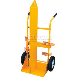 Welding Cylinder Cart Foam-Filled Wheels 22-13/16 x 34-1/4 x 66-3/8