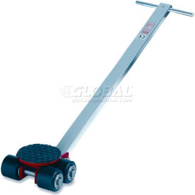 Machinery Roller Dolly Swivel Plate, Steer Handle 6600 Lb. Cap.