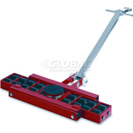 Perfekt® 3-10313 Machinery Roller Dolly Swivel Plate Steer Handle 26,400 Lb. Cap.