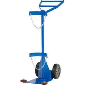 Deluxe Cylinder Transport Dolly with Hard Rubber Wheels