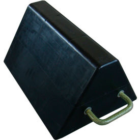 Jumbo Rubber Wheel Chock 16"L x 12"W x 8"H