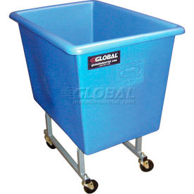 Blue Elevated Plastic Box Truck 6 Bushel Capacity