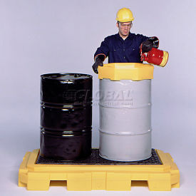 Ultra-Spill Pallet Plus Containment Pallet 2-Drum with No Drain