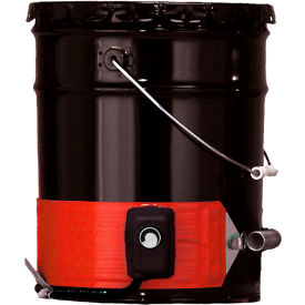 Silicone Rubber Pail Heater For 5 Gallon Steel Pail, 50-425°F, 120V
