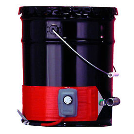 Silicone Rubber Pail Heater For 5 Gallon Plastic Pail, 50-160°F, 240V