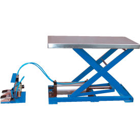 Light-Duty Pneumatic Scissor Lift Table 200 Lb. Capacity
